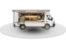 Siłowniki gazowe do zabudowy w autach gastronomicznych typu Foodtrack