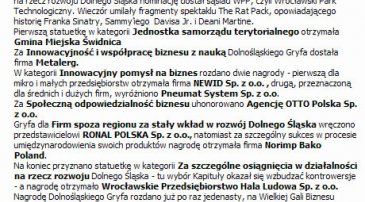 Notka prasowa na portalu wpp.wroc.pl