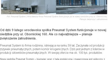 Notka prasowa na portalu naszbiznes24.pl