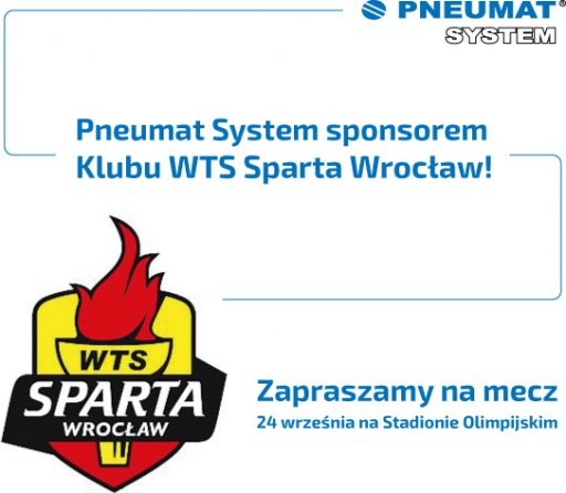 Pneumat System sponsorem WTS Sparta Wrocław