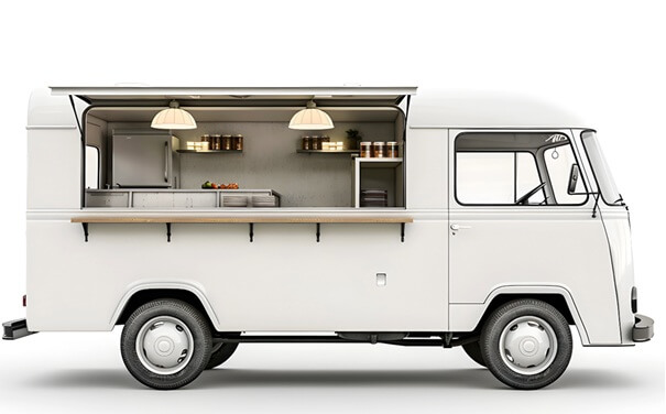 Sprężyny gazowe w mobilnym foodtracku