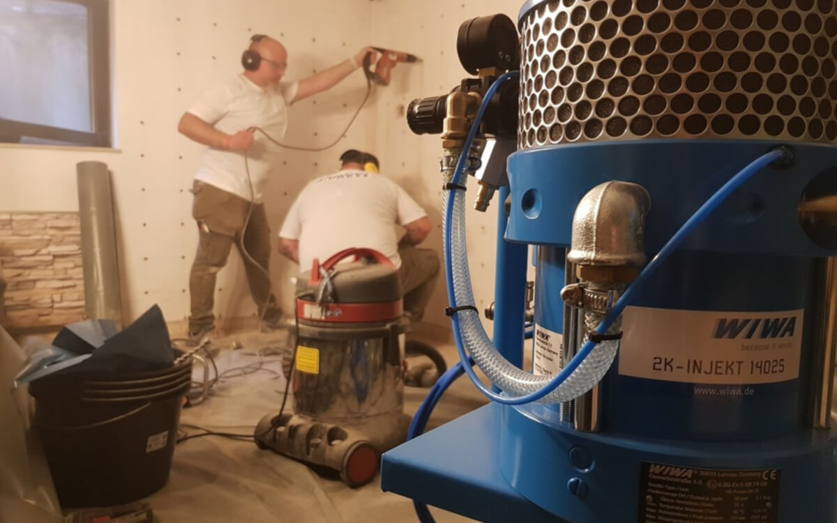 Agregat malarski w budownictwie mieszkaniowym - malowanie wnętrz