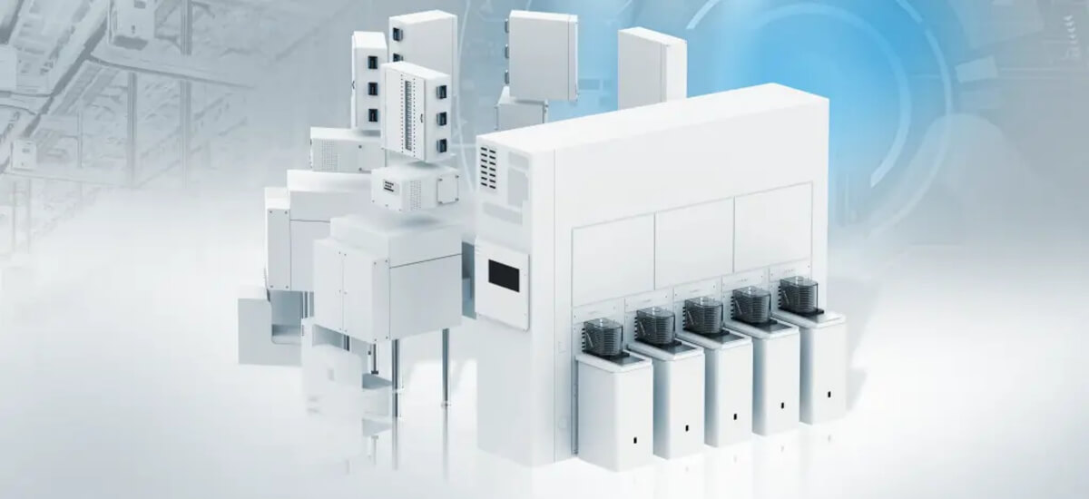 Automatyka Festo - oś elektryczna ELGD w bramie odwróconej System transportu płytek oparty na osi elektrycznej ELGD marki Festo dedykowany do modułów EFEM