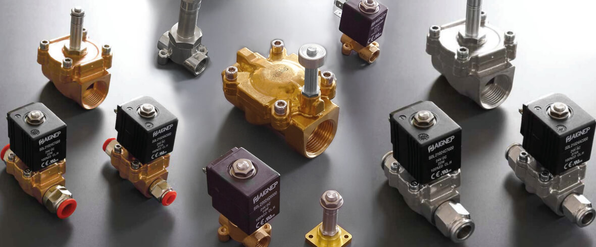 Budowa elektrozaworu - cewka, rdzeń, sprężyna, uszczelnienie