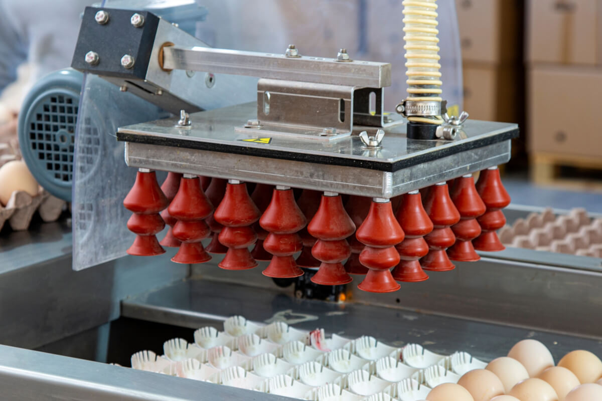 Siłowniki kompaktowe i próżnia w systemach sortowania i pakowania