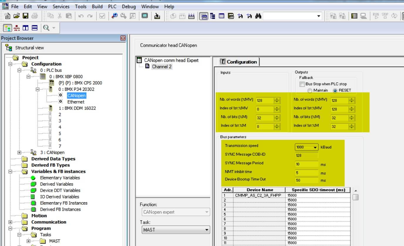 Czujnik położenia Festo z CANopen - monitorowanie procesu