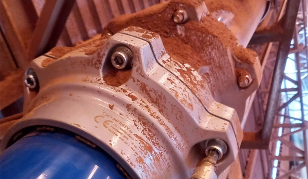 Dokumentacja projektowa przedstawiająca rzut instalacji Infinity z odejściami do stanowisk montażowych