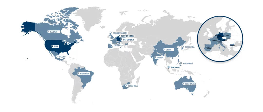 Dystrybucja produktów Eisele Oddziały i przedstawiciele produktów Eisele
