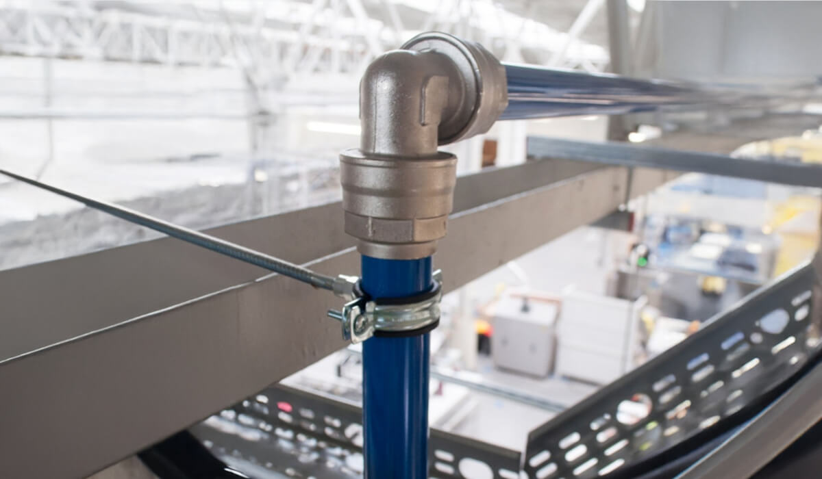 Elementy systemu rurowego Effebi Press ze stali nierdzewnej