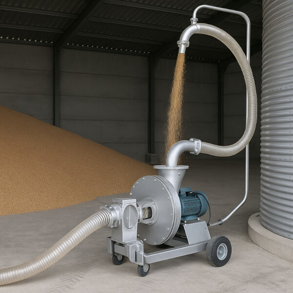 Wąż Masterflex Trivolution zgięty w łagodny łuk, pokazujący jego elastyczność