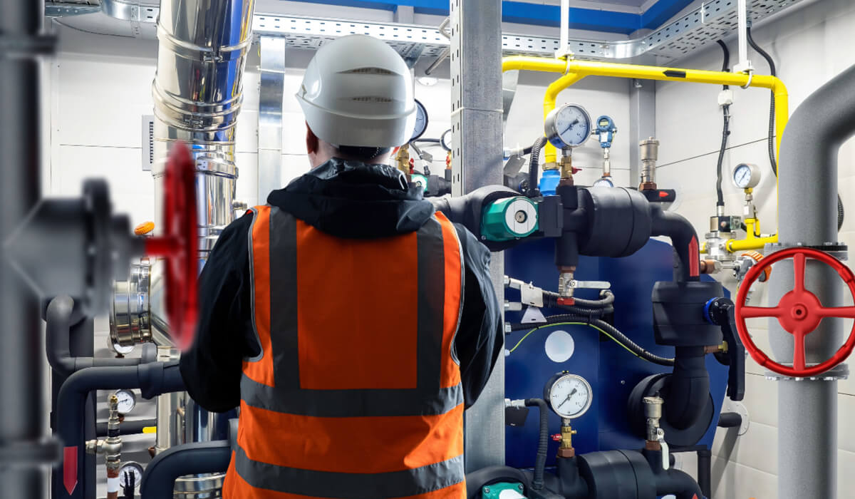 Zawory kulowe z napędami pneumatycznymi w przemysłowym węźle cieplnym