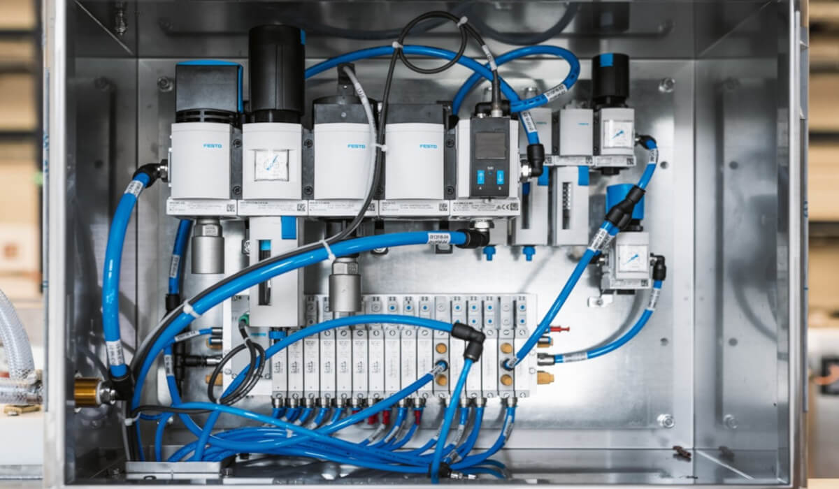 Festo moduły przygotowania powietrza Serii MS Integracja filtracji i osuszania