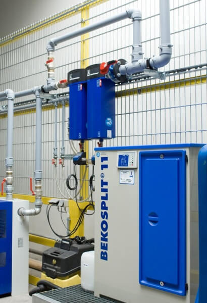 Filtry sprężonego powietrza Pneumat System w procesie zatrzymywania cząstek i dyfuzji