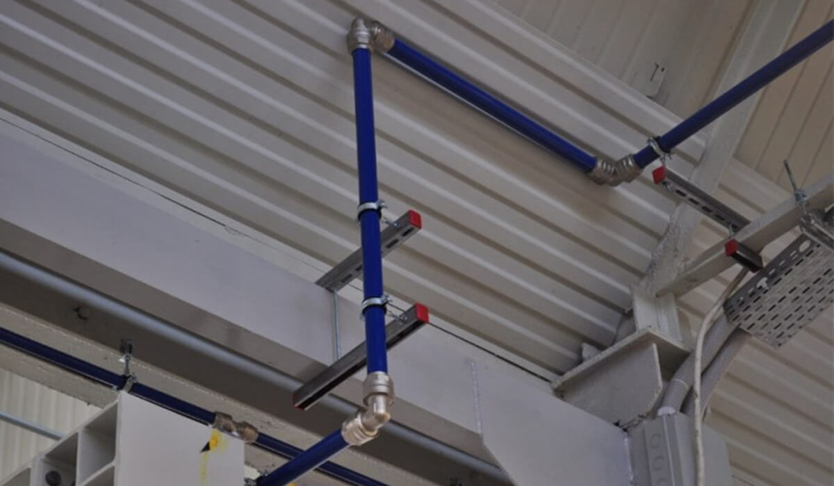 Infinity Aignep w instalacjach sprężonego powietrza - niskie opory przepływu