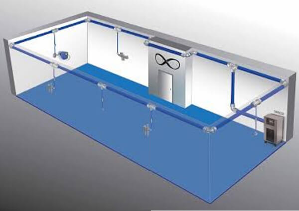 Aluminiowy system modułowy o niskich oporach przepływu dla redukcji strat Zdjęcie rur i złączek systemu Aignep Infinity