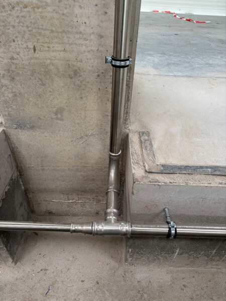 Instalacja azotu: stal nierdzewna