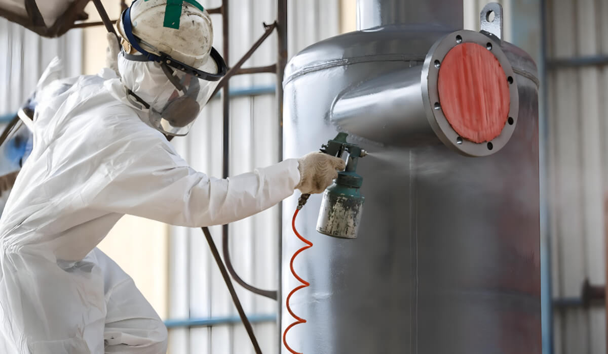 Pistolety do przemysłowych zastosowań - malowanie części metalowych