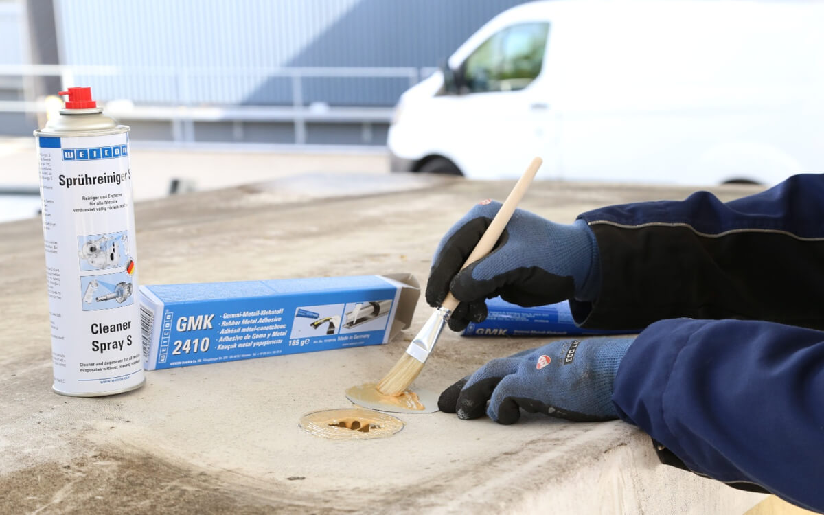 Klej WEICON GMK 2410 i gumowa elementy