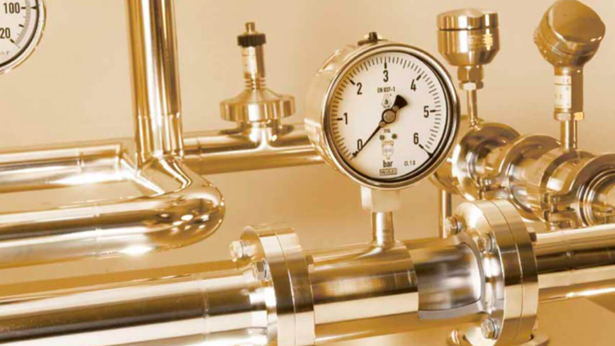 Manometr sanitarny 3A WIKA Pomiar ciśnienia w zbiornikach z przyłączem Tri-Clamp