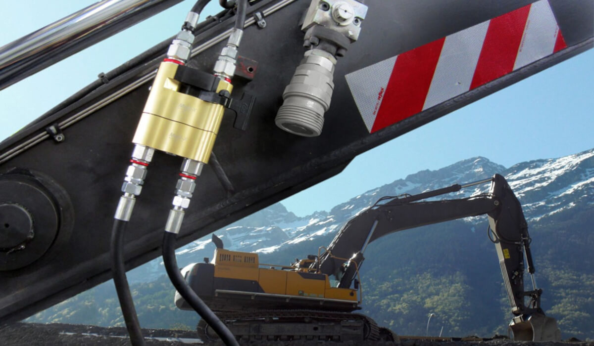 Działanie koparki i dźwigów opartych na hydraulice