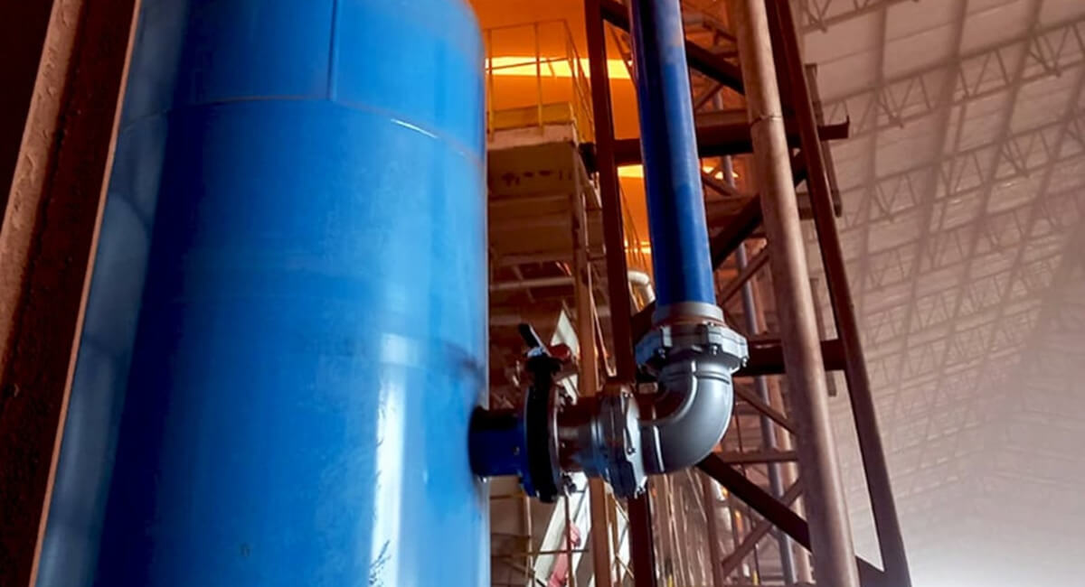 Instalacja powietrza w fabryce