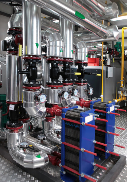 Wykonywanie pomiarów przepływu i wykrywanie nieszczelności podczas modernizacji kotłowni