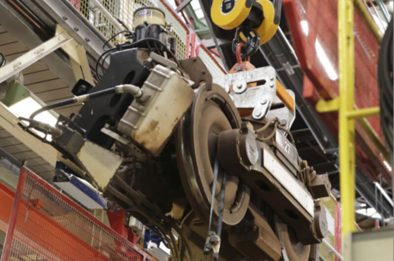 Modernizacja wózków - zastosowanie odlewu WEICON WR w konserwacji kolei podwieszanej Zastosowanie odlewu WEICON WR w konserwacji kolei podwieszanej