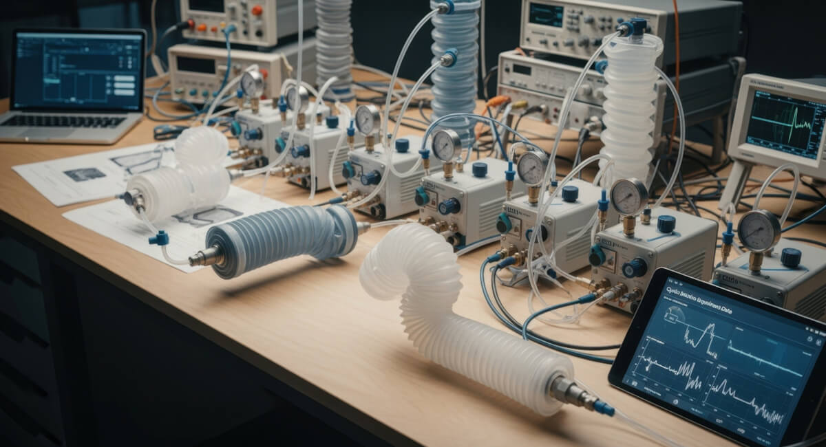 Modułowa płyta montażowa z elementami pneumatyki ułatwiająca przebudowę układu