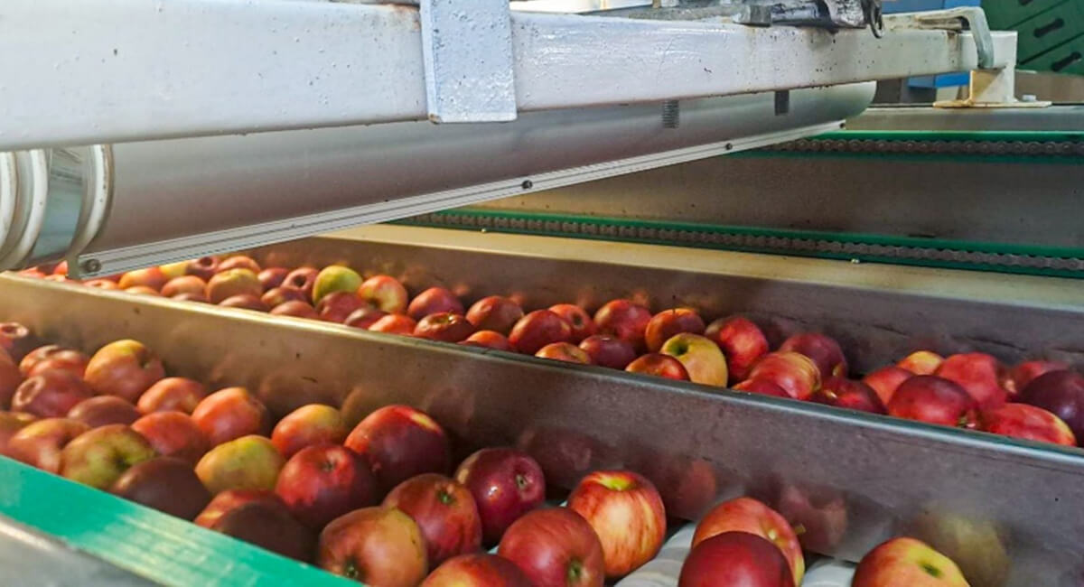 Nóż powietrzny, który tworzy równą, silną kurtynę powietrza do szybkiego suszenia