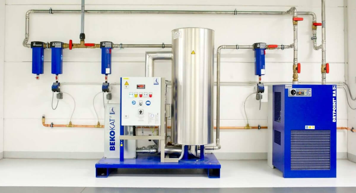 Osuszacz adsorpcyjny Beko Drypoint AC gwarantujący bardzo suchy punkt rosy do -70°C