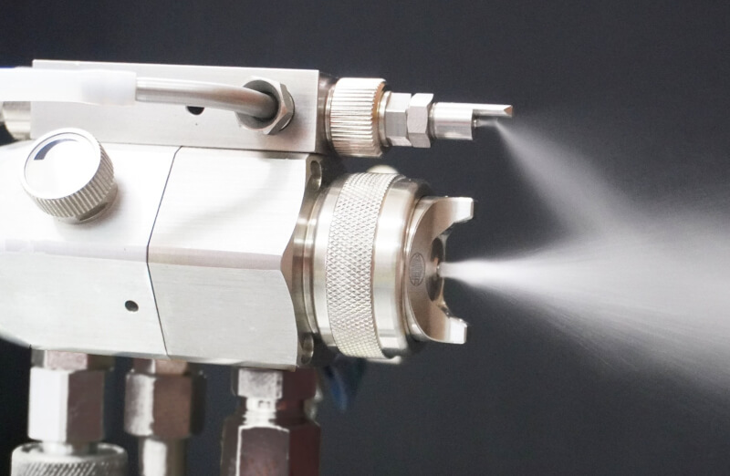 Pistolet natryskowy Airless z pompą wysokociśnieniową Pistolet Airless: natrysk hydrodynamiczny do gęstych farb lateksowych i emulsji