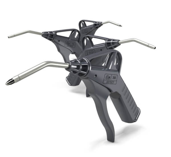 Wykrywalny pistolet pneumatyczny CEJN stosowany w punktach kontrolnych O-PRP i CCP