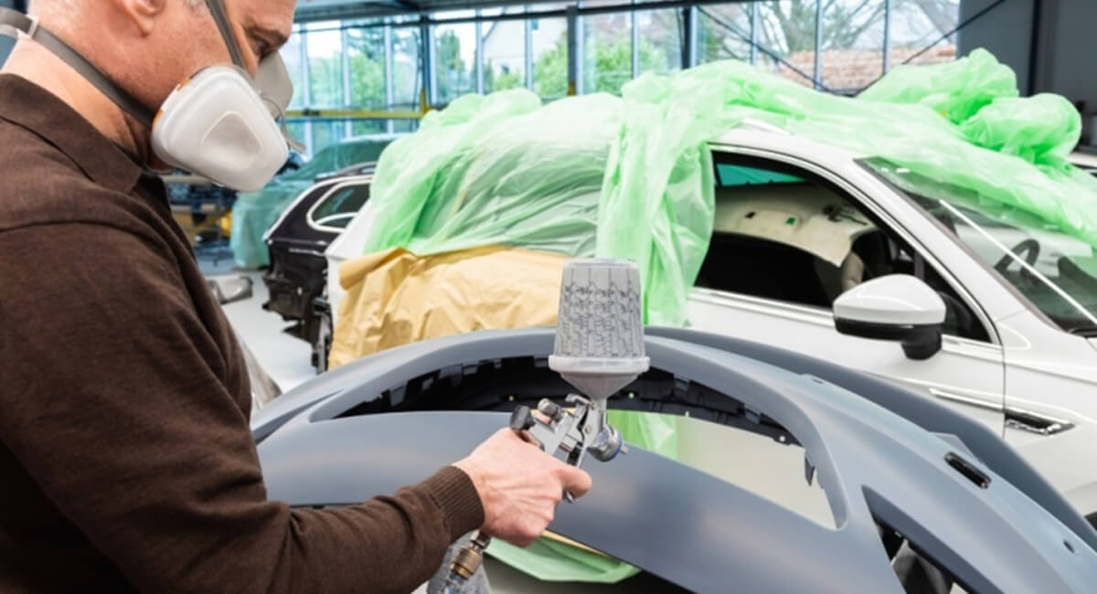 Pistolet lakierniczy HVLP do zaprawek - precyzyjne malowanie