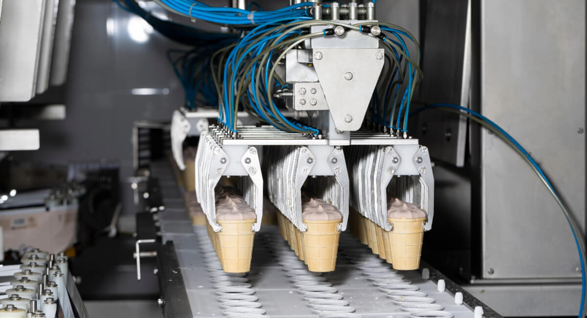 Pneumatyka w cukierni przemysłowej - czystość i precyzja w produkcji żywności