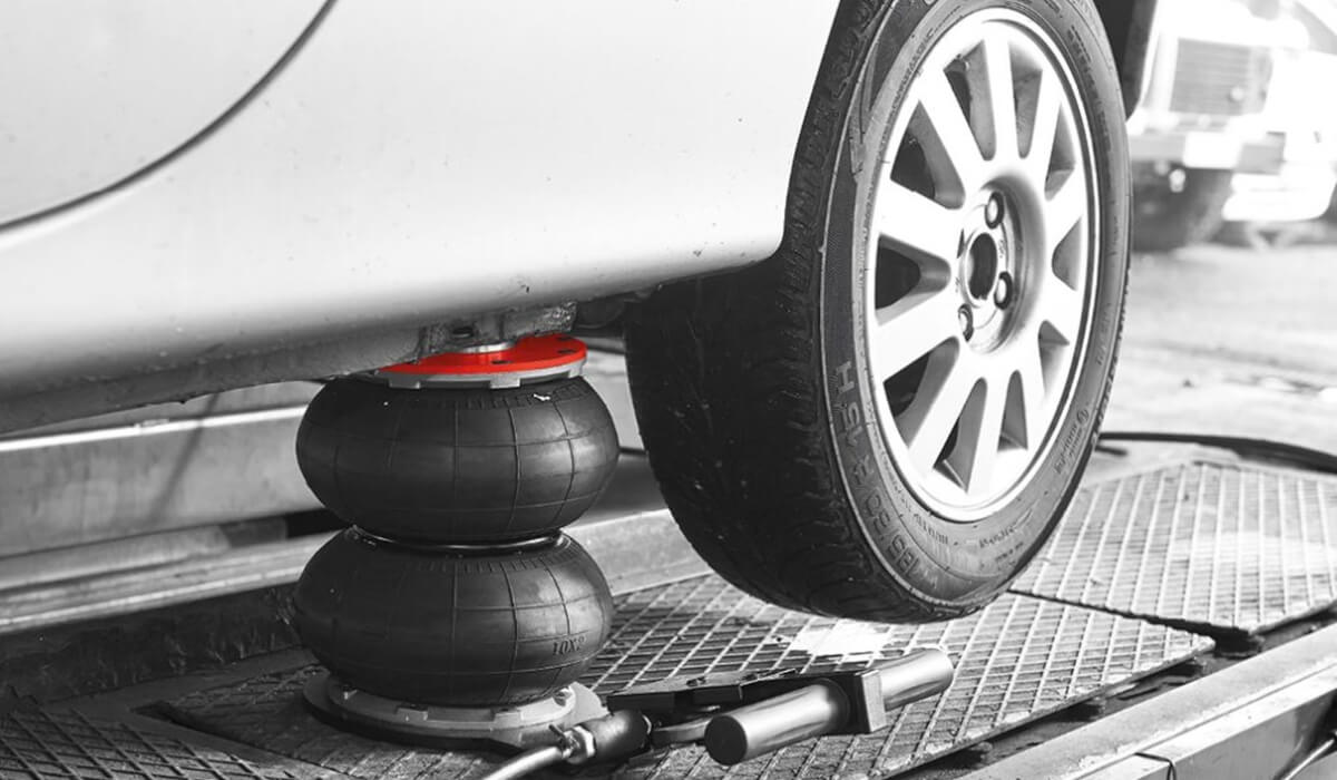 Podnośnik pneumatyczny bałwanek poduszkowy