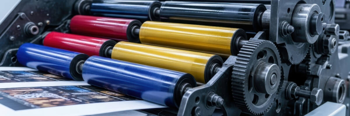 Etapy szlifowania wałków drukarskich Precyzyjne szlifowanie gumowych powierzchni wałka drukarskiego