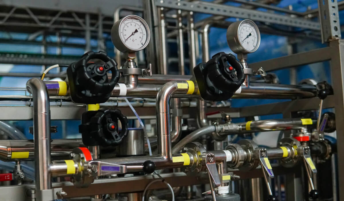 Moduł filtrów i osuszaczy sprężonego powietrza dla przemysłu spożywczego