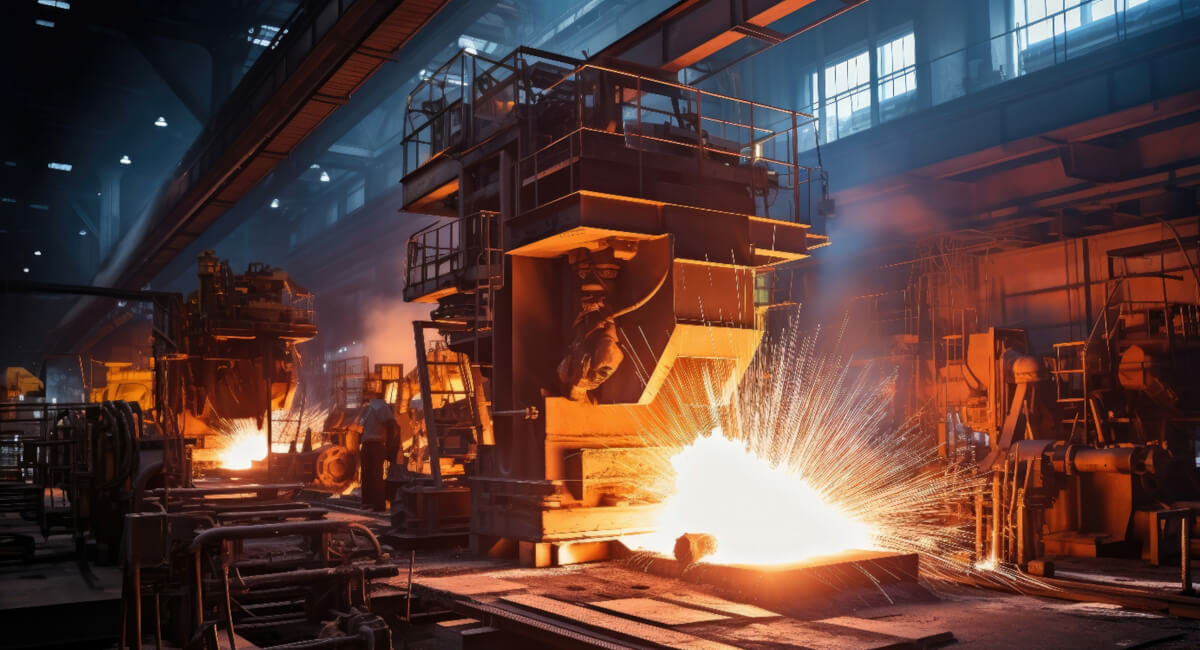 Oczyszczanie odlewów Sterowanie otwieraniem/zamykaniem drzwi komór śrutowniczych – siłowniki wzmocnione