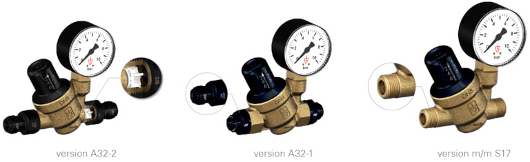 Reduktor ciśnienia Goetze seria 9160 - idealny do dystrybutorów wody