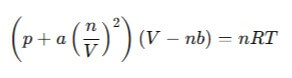 Równanie van der Waalsa - model gazu rzeczywistego w pneumatyce
