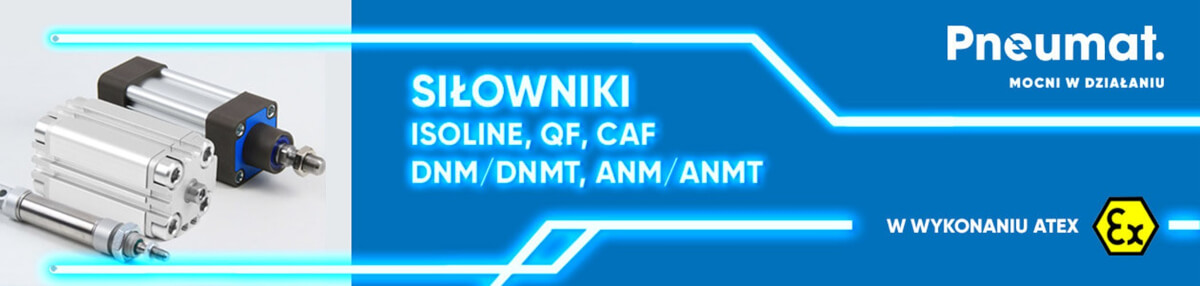 Siłownik pneumatyczny serii ISO 15552 firmy Pneumat