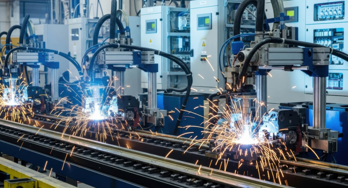 Siłowniki z prowadzeniem - zastosowanie do precyzyjnych docisków i prowadzeń Siłownik z prowadzeniem bocznym - precyzyjne dociski form odlewniczych