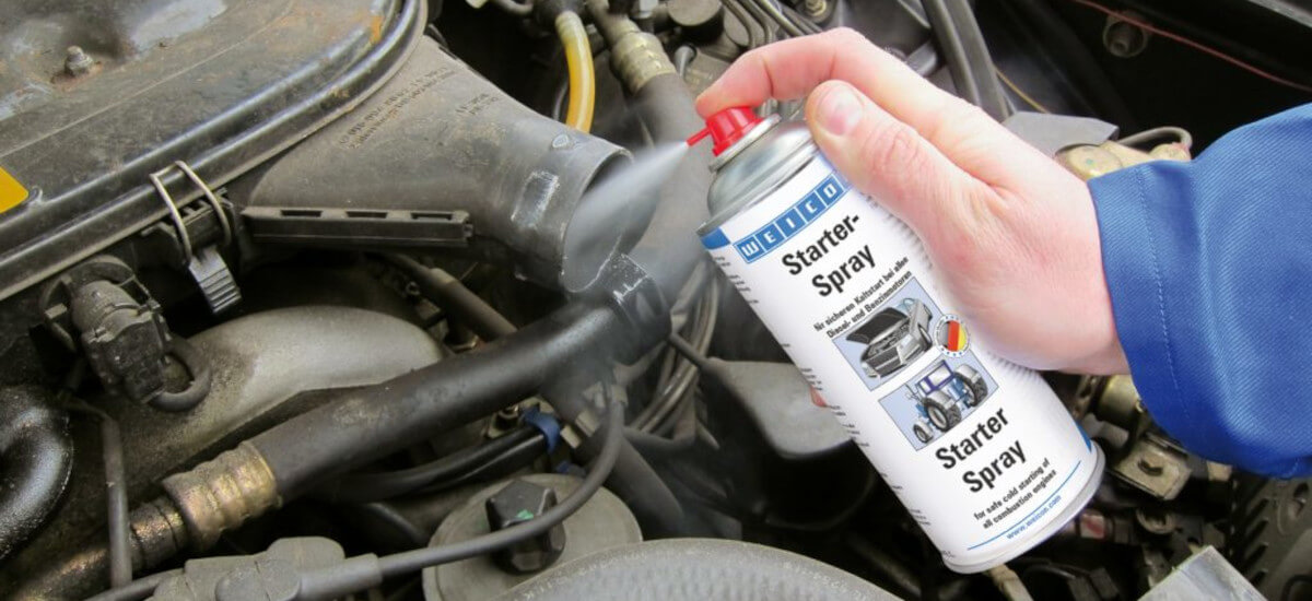 Spray do uruchomiania silnika