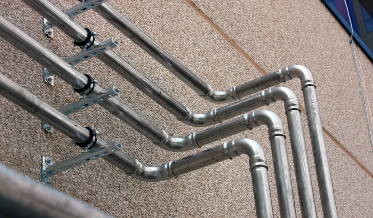 Rura ze stali nierdzewnej z oznaczeniem gatunku materiału