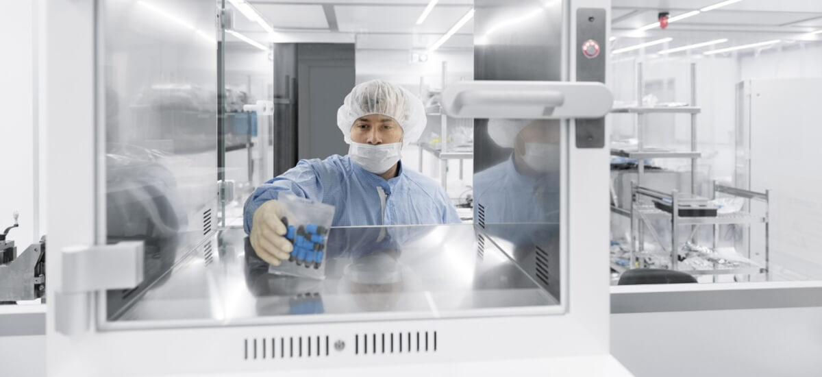 Centralna instalacja próżniowa rozprowadzona do punktów odbioru na bloku operacyjnym