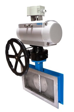 Dobór napędu, przekładni i pozycjonera dla przepustnicy - system sterowania System sterowania - dozowanie zboża