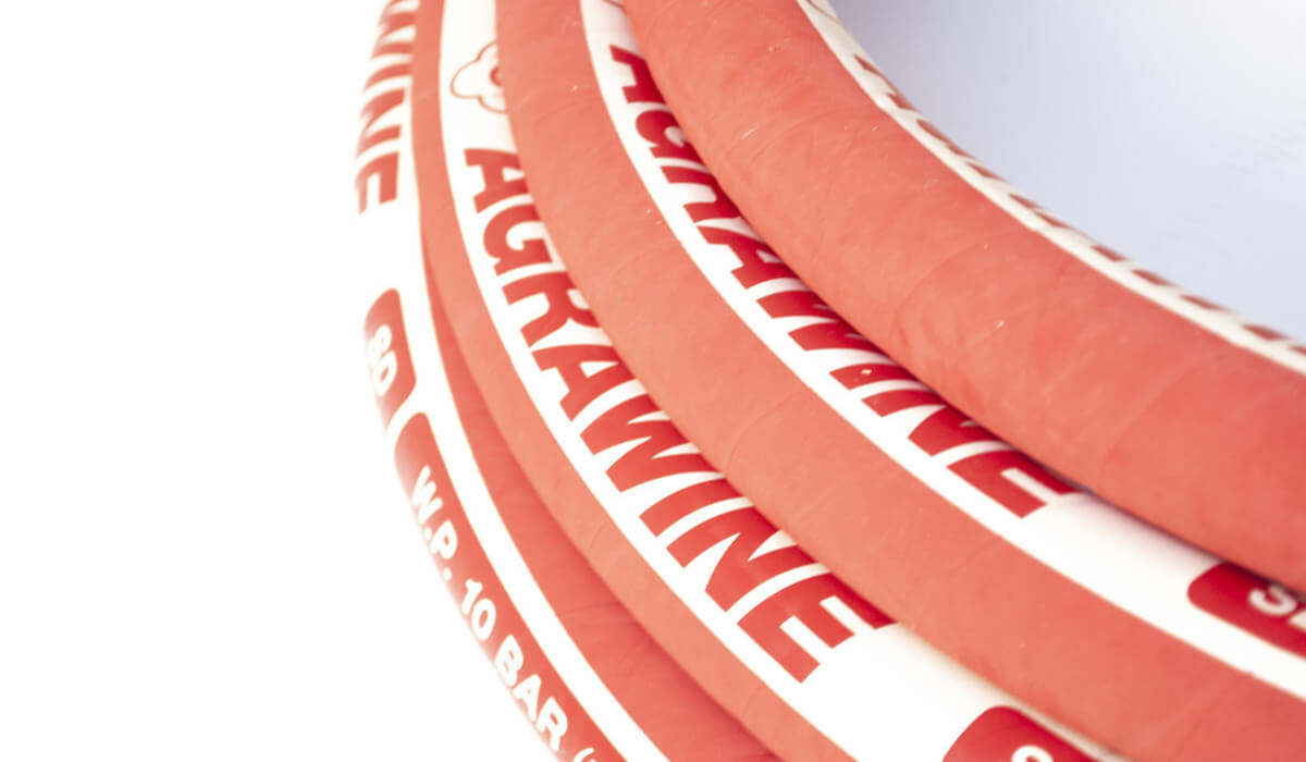 Elastyczne przewody technologiczne łączące prasę pneumatyczną ze zbiornikami fermentacyjnymi