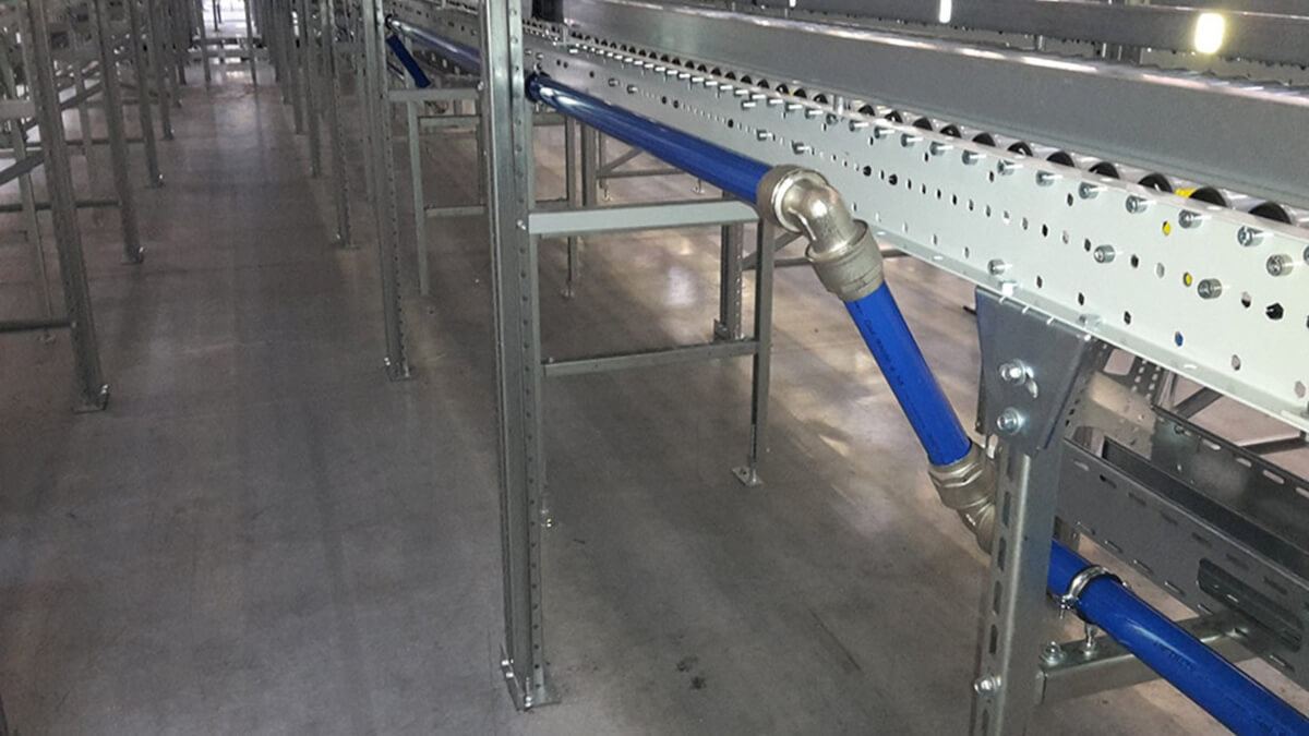 Infinity w warsztatach i halach produkcyjnych - dystrybucja sprężonego powietrza