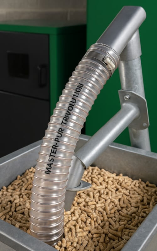 Odporność na ścieranie - kluczowy parametr węża do transportu pelletu Wąż odporny na ścieranie, idealny do transportu pelletu