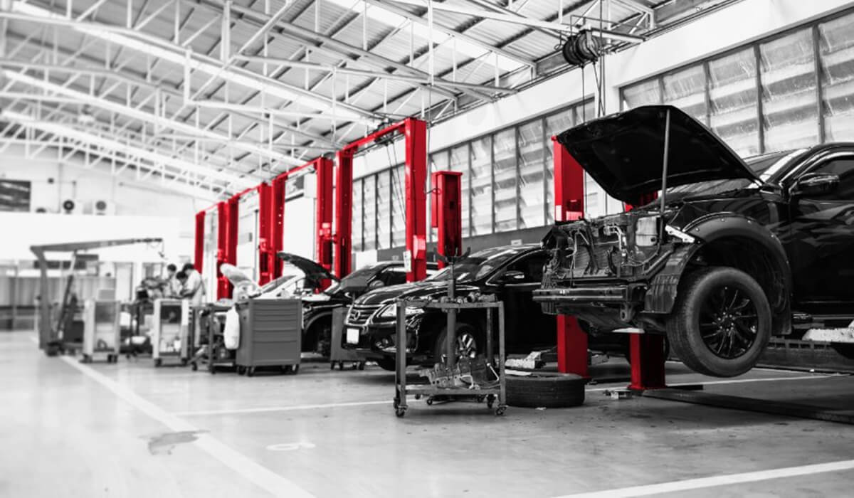 Wyposażenie warsztatu wulkanizacji - system pneumatyczny